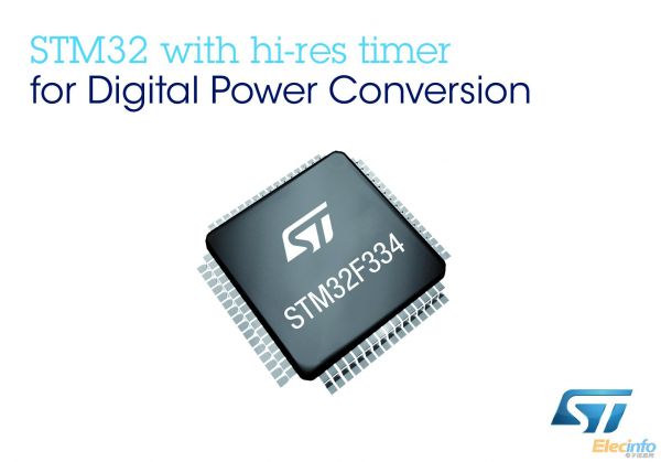 ST新聞稿8月6日 圖片——意法半導體(ST)推出STM32數控電源微控制器，讓云端應用設計變得更節能環保
